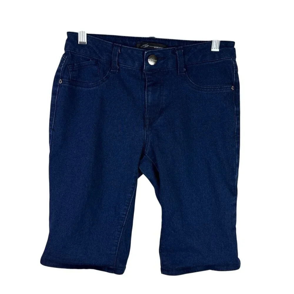 AG Denim Women's 6 Stretch Denim Shorts Blue‎ EUC
